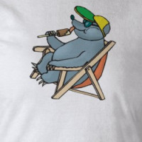 funny seal eating ice cream T-shirt