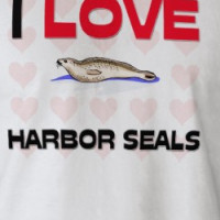 I Love Harbor Seals T-shirt