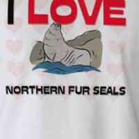 I Love Northern Fur Seals T-shirt