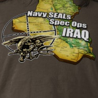 Navy SEALs Iraq Ladies Petite T-Shirts T-shirt
