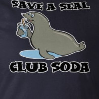 save a seal club soda T-shirt