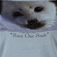 "SAVE OUR SEALS" Tops & Tees T-shirt