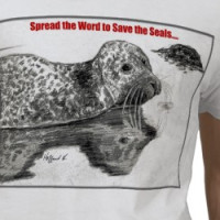 Spread the Word to Save the Seals T-shirt