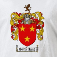 Sutherland Family Crest - Sutherland Coat of Arms T-shirt